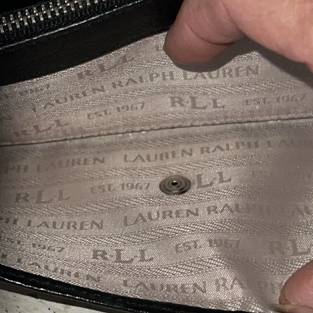 Lauren Ralph Lauren black leather wallet